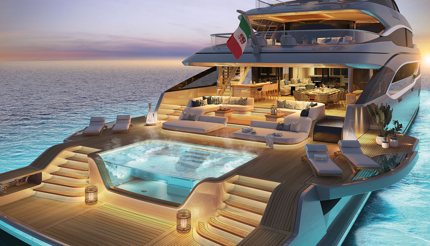 English The Benetti Oasis Deck™ Reshapes The Superyacht World By Creating A New Lifestyle